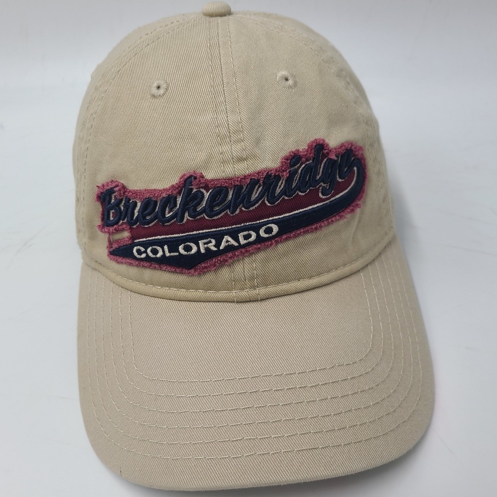 Breckenridge Hat Adjustable Beige Colorado‎ Cotton Casual Everyday Wear Dad Men